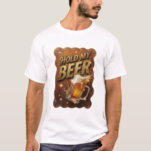 Frische HALT MEIN BIER Trages Kunst T-Shirt