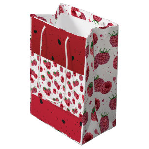 frische Himbeeren Mittlere Geschenktüte