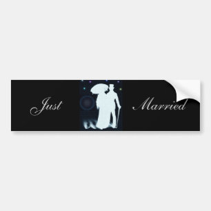 Frische Hochzeit Aufkleber Autoaufkleber