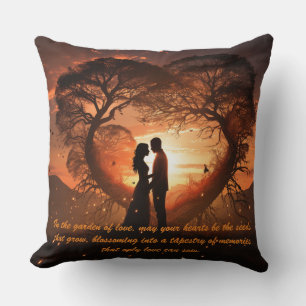 Frische Hochzeit Kissen