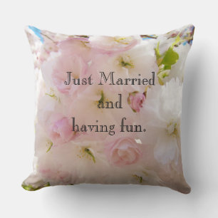 Frische Hochzeit Kissen und lustige Hochzeitsgesch