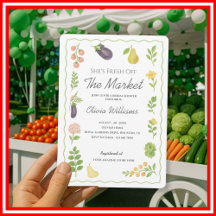 Frische Hochzeitsdusche auf dem Bauernmarkt