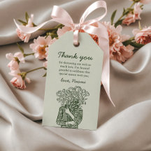 Frische Hochzeitsdusche-Dankeschön-Geschenke