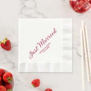 Frische Hochzeitsempfangs-Cocktailservietten Serviette