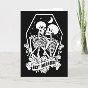 Frische Hochzeitspaare Gruseliger Valentinstag Hal Karte