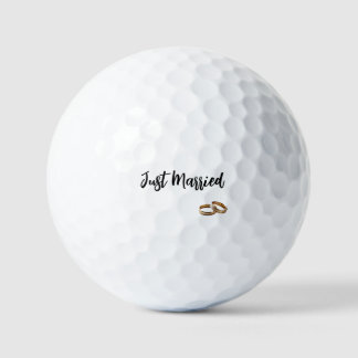 Frische Hochzeitsringe Golfball