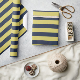 Frische klassische nautische Muster-Wrap-Rolle Geschenkpapier
