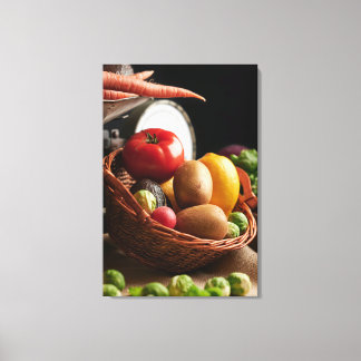 Frische Marktbilder auf Leinwand