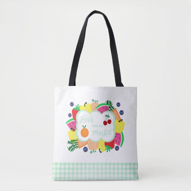 Frische Marktware Tasche (Vorderseite)