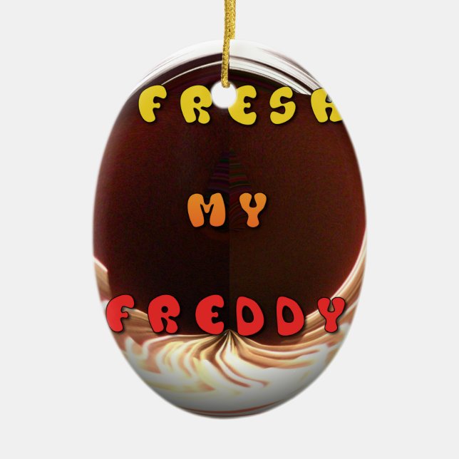 Frische mein freddy Fire Burning Hakuna Matata im  Keramikornament (Vorne)