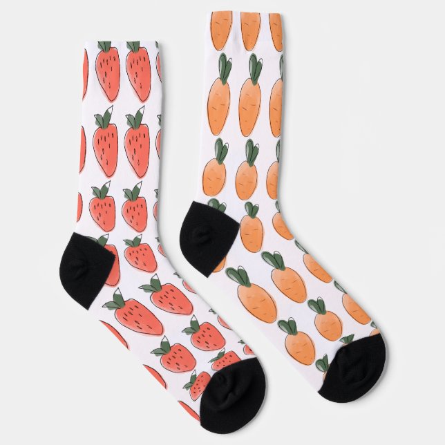 Frische Nachhaltige Premium-Crew Socken (Rechts)