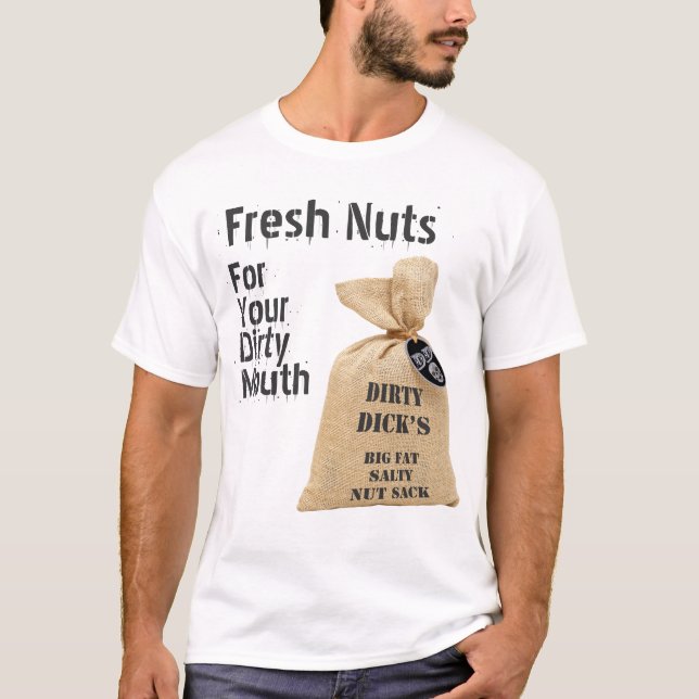 Frische Nüsse (weiß) T-Shirt (Vorderseite)