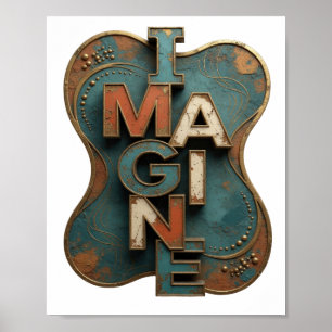 Frische Orange IMAGINE Kundendesign Poster