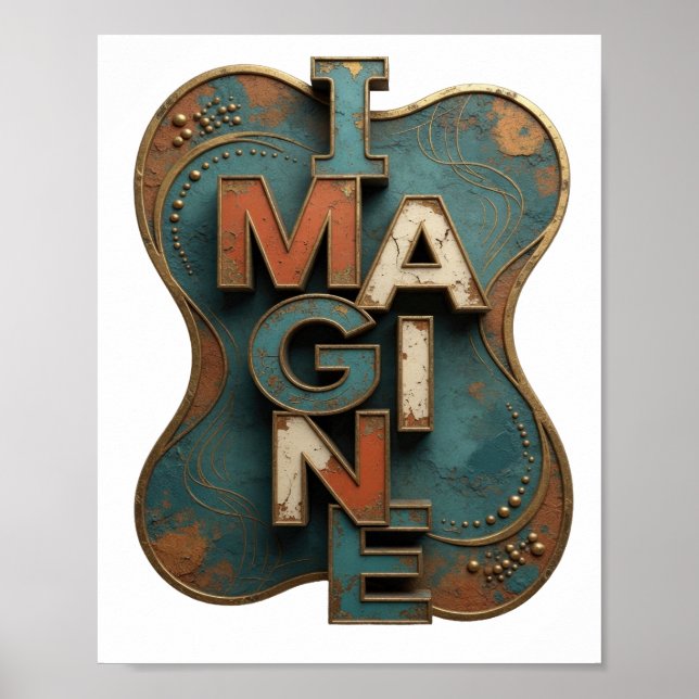 Frische Orange IMAGINE Kundendesign Poster (Vorne)