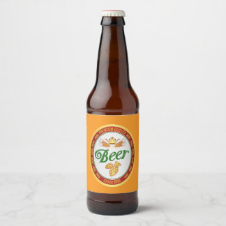 Frische Orangen-Bier Bierflaschenetikett