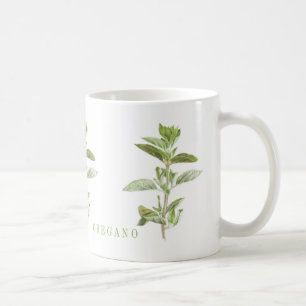 FRISCHE OREGANO Weiße Tasse