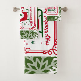 Frische Pasta machen Badhandtuch Set