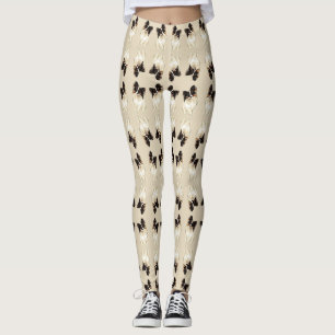Frische Pasta machen Niedlicher Hund Leggings