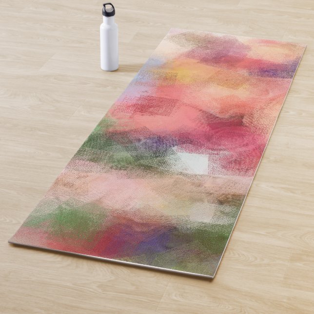 Frische Pasta machen Trenino Abstrakt Yogamatte (Beispiel)