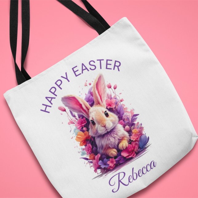 Frische Pastelle Ostern Bunny & Watercolor Florenz Tasche (Von Creator hochgeladen)
