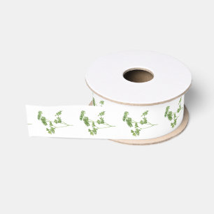 FRISCHE PETERSELIE 3,8 cm breites Grosgrainband Ripsband