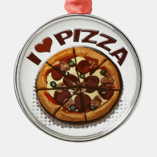 Frische Pizza-Pizzeria-Verzierung Ornament Aus Metall