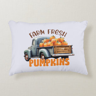 Frische Pumpkins - Rustikaler LKW Dekokissen