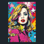 Frische Retro Pop Portrait Fotodruck<br><div class="desc">Mit dem "Bold Retro Pop Art Portrait", einem auffallenden und farbenfrohen Kunstwerk, das das Wesen der Pop-Kunst einfängt, verwandeln Sie Ihren Raum in einen Retro-Flair, der Ihren Zuhause oder Ihrem Büro einen Retro-Foto verleiht. Lass dieses lebendigen und nostalgischen Drucks bringt Ihnen eine Touch von Kreativität und Energie in Ihre Dekoration....</div>