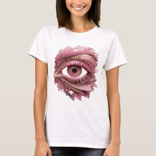 Frische rosa ABSTRAKTE KUNST Moderne Gestaltung T-Shirt