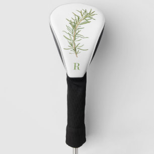 FRISCHE ROSEMARY Golf Driver Cover + Initial Headcover