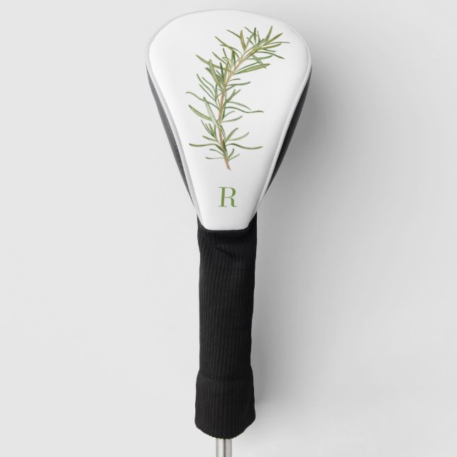 FRISCHE ROSEMARY Golf Driver Cover + Initial Headcover (Vorderseite)