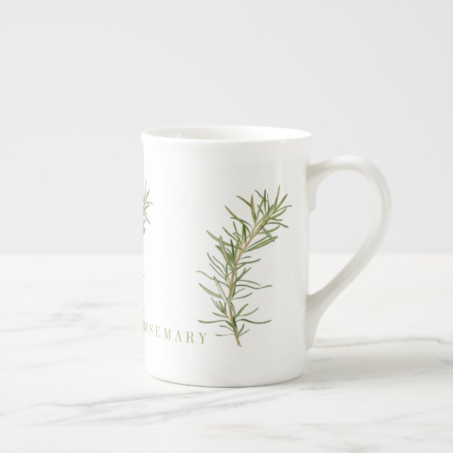 FRISCHE ROSEMARY KNOCHENChina Tasse (Rechts)