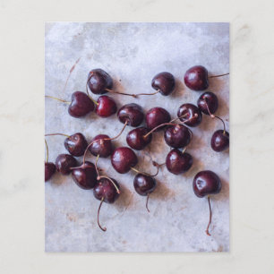 Frische rote Kirschen Fotografie Flyer