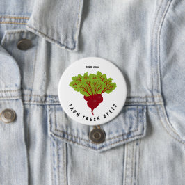 Frische Rüben-Kollektion Button