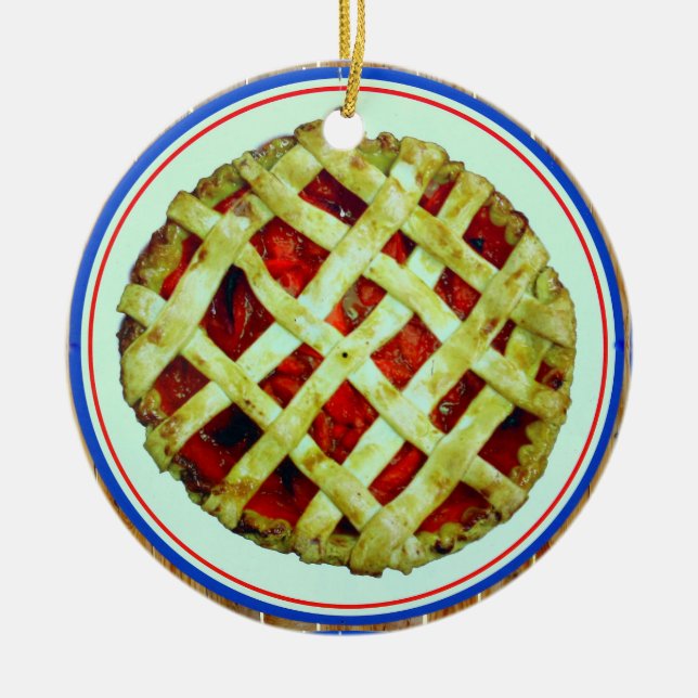frische selbst gemachte Tortenverzierung Keramik Ornament (Vorne)