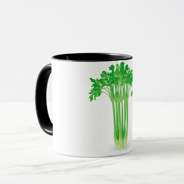 Frische Sellerie-Tasse Tasse (Vorderseite Links)