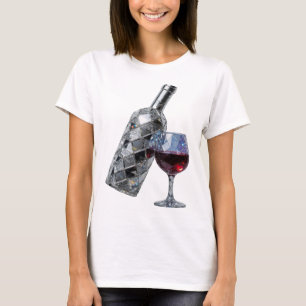 Frische Silber ABSTRACT ART Gestaltung T-Shirt