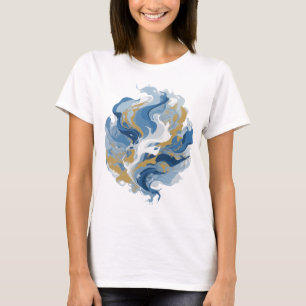 Frische Silber ABSTRACT ART Gestaltung v3 T-Shirt