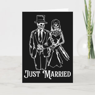 Frische Skelett-Hochzeitspaare passend zum Valenti Karte