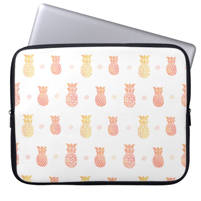 Frische Sommer-Ananas Laptopschutzhülle (Vorderseite)