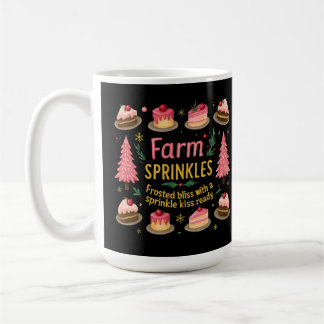 Frische Sprinklen mit Kuss Weihnachten Kaffeetasse
