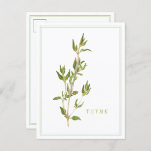 FRISCHE THYME Postkarte
