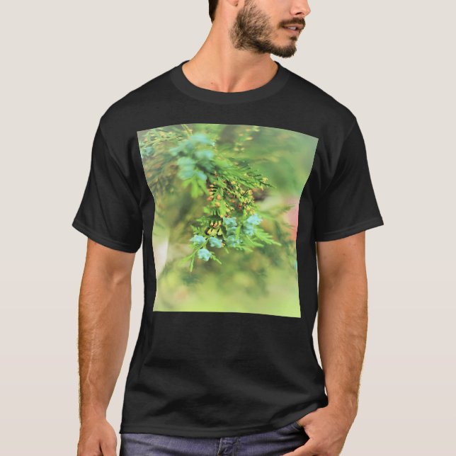 Frische Vegetation und Pflanze Pflanze Pine T-Shirt (Vorderseite)
