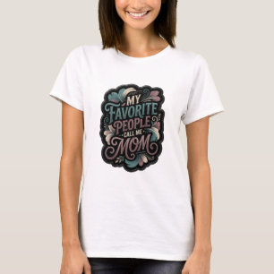 Frische violette MEINE LIEBSTEN MENSCHEN NENNEN MI T-Shirt