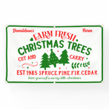 Frische Weihnachtsbäume für den Verkauf anpassen