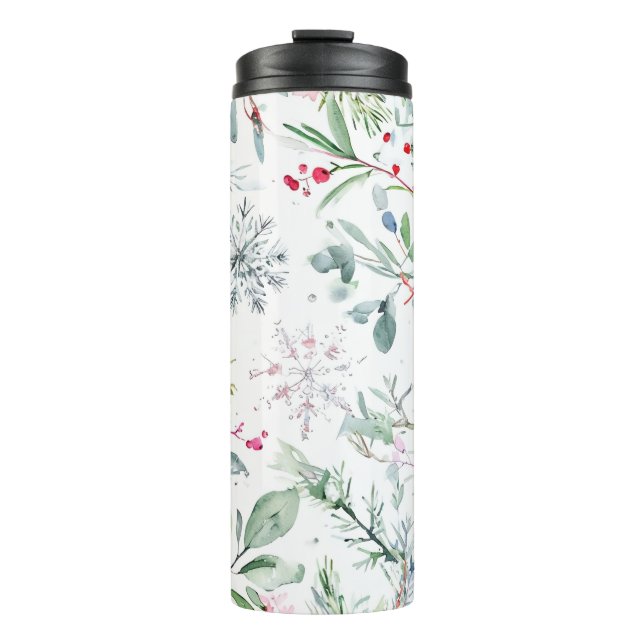 frische Winterfrüchte Thermosbecher (Vorderseite)