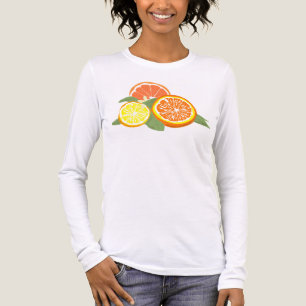 Frische Zitrus Scheiben Orange Zitrone Tri-Blend Shirt