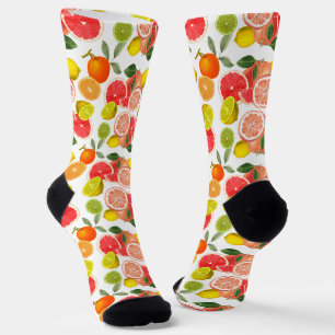 Frische Zitrusfrüchte Socken