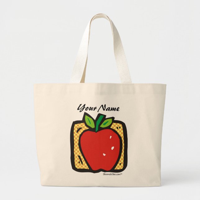 Frischer Apple Jumbo Stoffbeutel (Vorne)