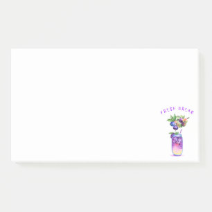 Frischer Blueberry Drink Post-it®-Hinweis Post-it Klebezettel